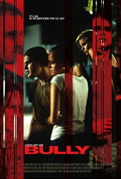 Bully is a 2001 crime drama film directed by larry clark, and starring brad renfro, bijou phillips, rachel miner, michael pitt, leo fitzpatrick, daniel franzese, kelli garner, and nick stahl. Journey into the kaleidoscopic abyss of my mind: Larry ...