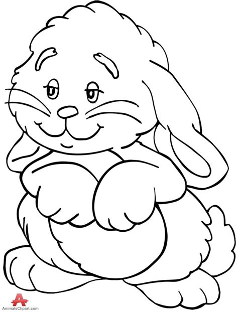 Color pictures of the easter bunny, decorated eggs, baby chicks, kids and more. Bunny clipart rabbit outline - Pencil and in color bunny clipart rabbit outline Good ideas. in ...