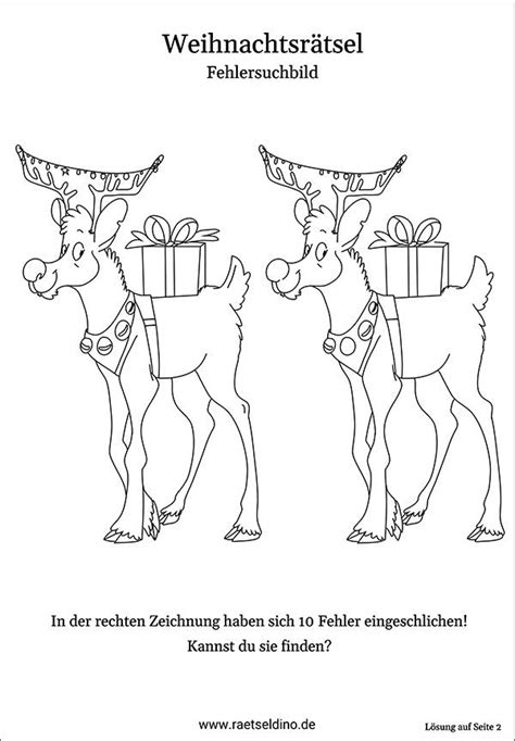 Viele senioren wünschen sich, solange wie möglich im eigenen zuhause wohnen bleiben zu können. Fehlersuchbilder Für Kinder Weihnachten / Weihnachtsratsel Fur Kinder Erwachsene Und Senioren ...