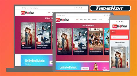 Moview Premium Blogger Template Free Download by ThemeHint