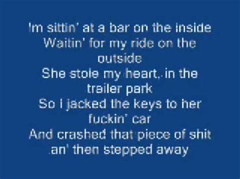 So in turn, going to rehab won't change anything: Bartender Rehab With Lyrics!!!!!!!!!! - YouTube