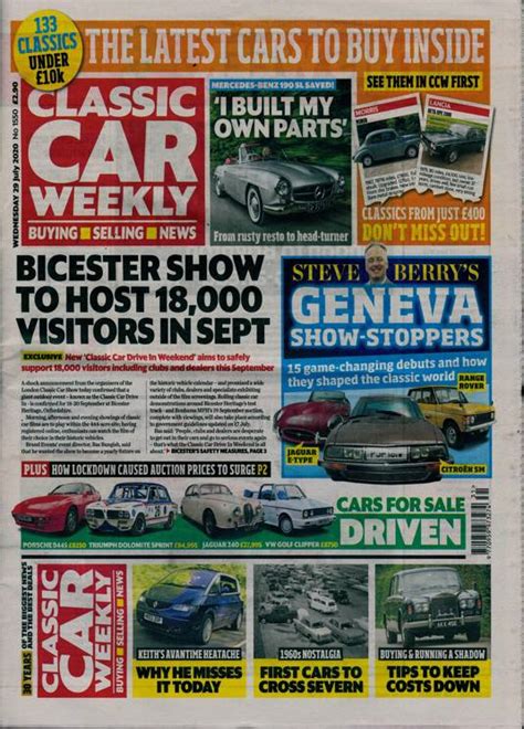 Classic Car Weekly Magazine Subscription | Buy at ...