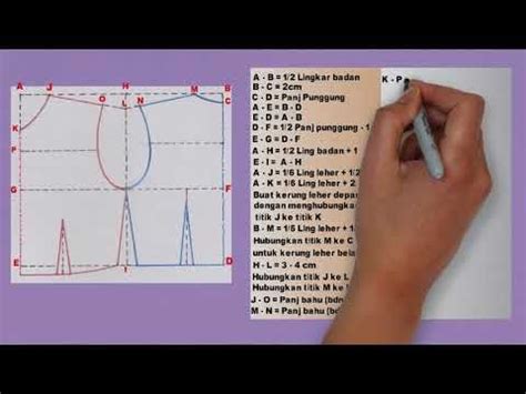 3.2 menerapkan pembuatan pola dasar busana teknik konstruksi. Pola Dasar Badan Wanita Dengan Sistem Praktis - YouTube ...