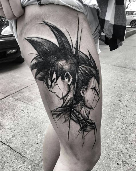 How goku and the flying nimbus needs to heal and then backgrounds will come eventually. Pin by euandersauro on Tattoo | Z tattoo, Dragon tattoo ...