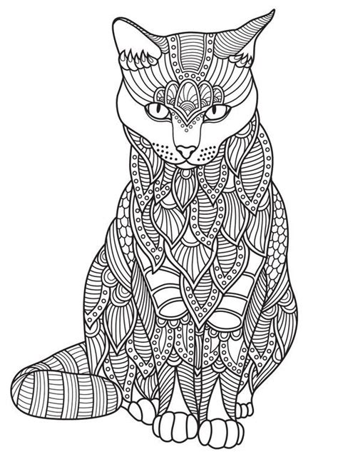 Download of print mandala dieren kleurplaten. Omeletozeu in 2020 | Mandala kleurplaten, Kleurplaten, Katten