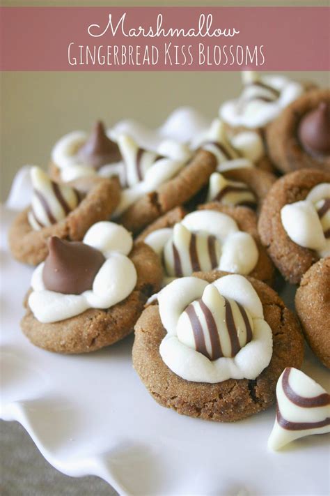 They are made with cocoa powder and melted. Hershey Kiss Gingerbread Cookies - Gingerbread Kiss ...