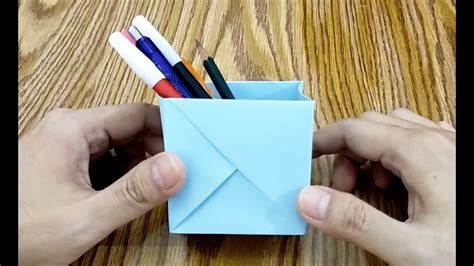 Kali ini kita akan membuat origami box. Cara Mudah Membuat Origami Kotak Serbaguna - YouTube