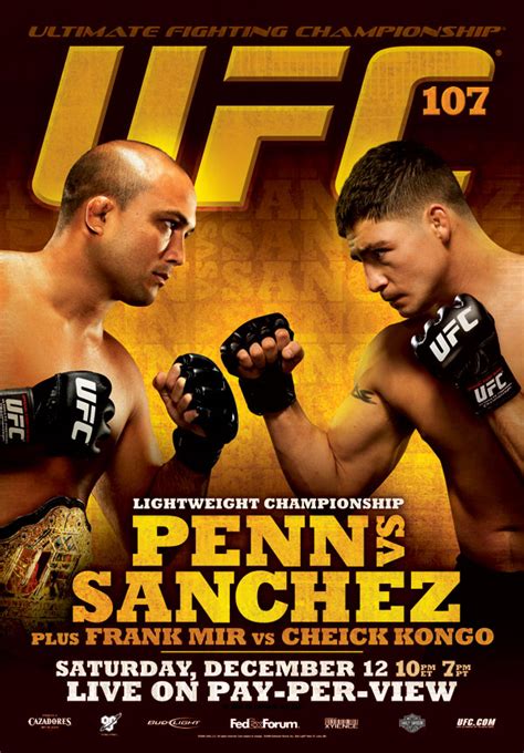 Миочич vs нганну, 28 марта 2021. UFC 107 Poster Main Bouts: - B.J. Penn -340 vs. Diego ...