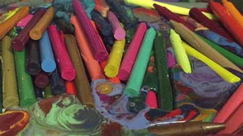 Fri, 30 may 2014 20:29:00 gmt, by jesus diaz on sploid, shared by casey chan to gizmodo. Melting Crayons Gets Pretty Psychedelic