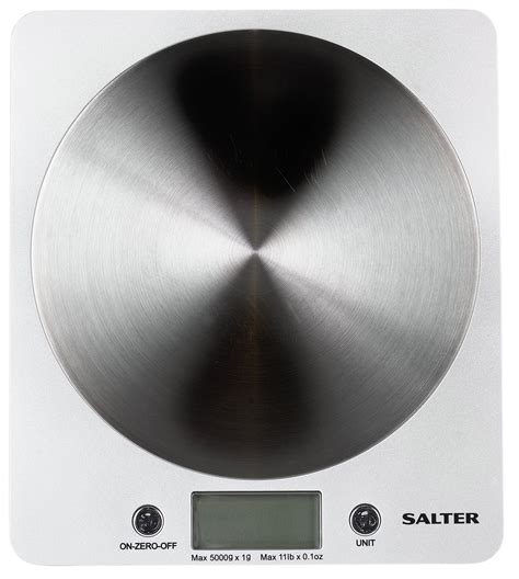 Salter 5kg glass electronic scales. Salter Electronic Kitchen Scale with Steel Platform ...