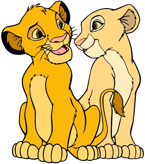 Daimo — nala und simba 03:05. Simba and Nala Clip Art | Disney Clip Art Galore