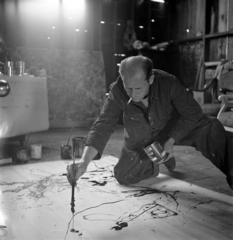 His abstract mannerisms contained in his action paintings demonstrated pollock's great interest in exposing the workings of the subconscious mind. Flicker: Jackson Pollock Hans Namuth