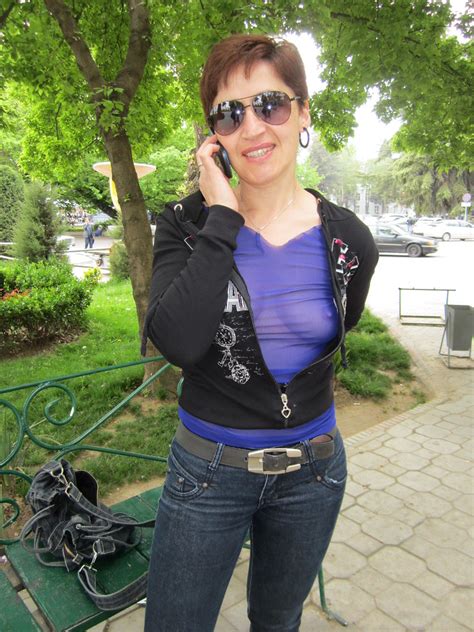 My busty wife's 1st black 5 min. IMG_2801 | Enjoying a spring day! | John & Angela | Flickr