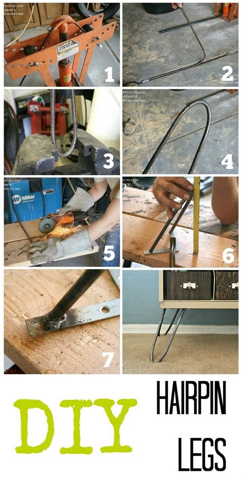 40+ diy table legs ideas | diy furniture, home diy, diy table. Pneumatic Addict: #DIYHairpinLegs. #diyprojects #diyideas ...