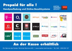 Prepaid guthaben aufladen für alle provider geht einfach und schnell bei aufladen.de. Prepaid Aufladung - EC Cash Terminal Prepaid