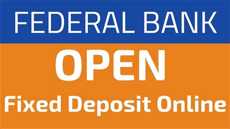 Expat savings account has the benefit of preferential interest rates on fixed deposits. Federal Bank - Open FD Account Online | Fixed Deposit ...