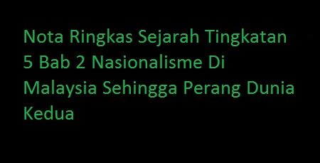 Penghulu dol said menentang kerana: Nota Sejarah Tingkatan 5 Bab 2 Nasionalisme Di Malaysia ...
