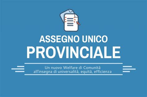 Dopo il via libera dato all'unanimità dalla camera nel luglio 2020, anche il senato si è espresso a favore alla misura, con 227 voti favorevoli, 0. ASSEGNO UNICO PROVINCIALE 2021 - uiltn