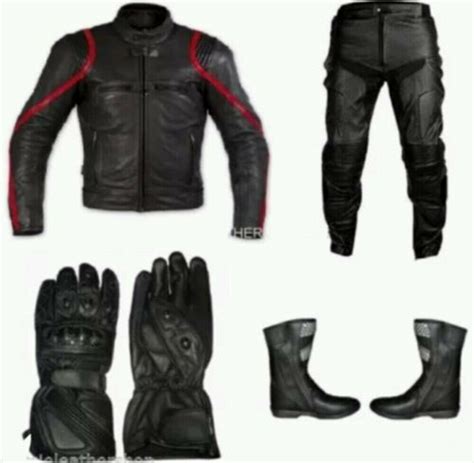 Men red leather padded biker jacket, deadpool motorbike leather jacket. New Mens Custom made Motorcycle Black Racing Cowhide ...