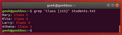 In grep, we have options equivalent to or and not operators. Comando Grep en Linux (con ejemplos) - Like Geeks