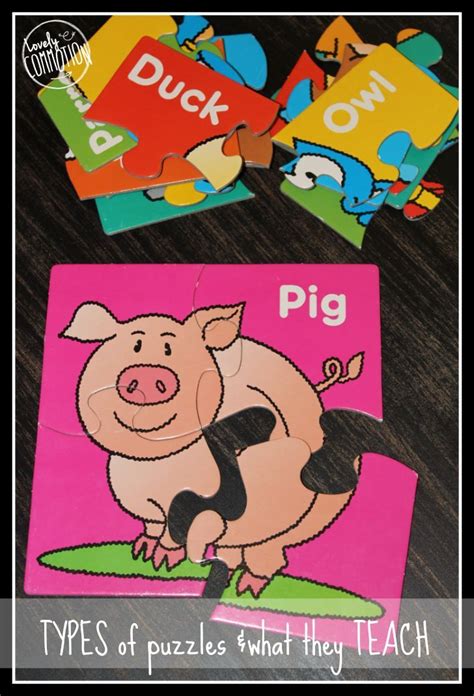 Gone are pictures under pieces—but you can always provide a printout as a guide. Types of Puzzles and What they Teach | Preschool puzzles ...