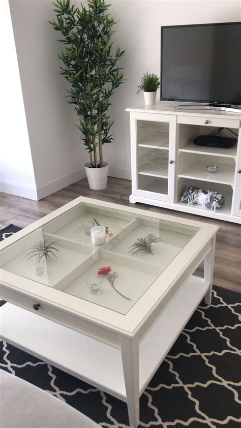 Practical storage space underneath the table top. Liatorp sideboard and coffee table | Ikea white coffee ...