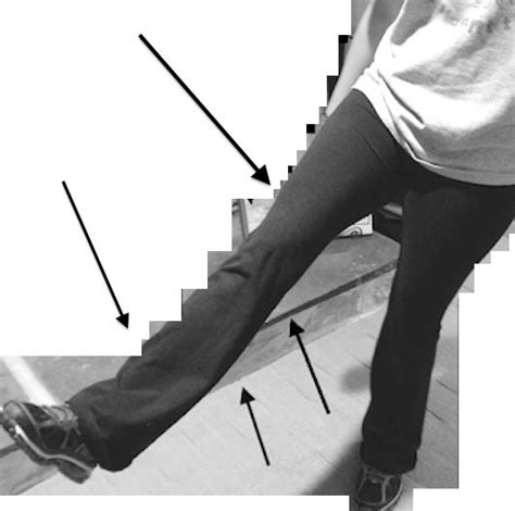 Kneeling posterior hip capsule mobilization. Dynamic hamstring stretch; participant contracted the hip flexor with... | Download Scientific ...