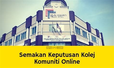 Permohonan kemasukan ke kolej komuniti chenderoh, kuala kangsar (dibawah kementerian pendidikan malaysia) bagi sesi ambilan disember 2019 untuk pelajar lepasan spm dibuka sekarang! Semakan Keputusan Kolej Komuniti 2020 Online (Tawaran Dan ...