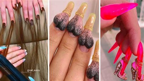 Arte de uñas disney uñas cortas uñas acrílicias de gel manos y pies uñas decoradas uñas gelish uñas marmoleado uñas acentuadas. LOS DISEÑOS DE UÑAS MAS RAROS 2020/ UÑAS DECORADAS - YouTube