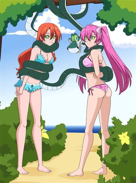 Test for something coming this summer =p. absurdres akame ga kill! beach bikini breasts chelsea ...