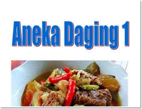 Resep opor ayam yang enak tanpa santan ini tak kalah nikmat. Ebook 10 Resep daging (1) | Download Ebook Umum dan Mata ...