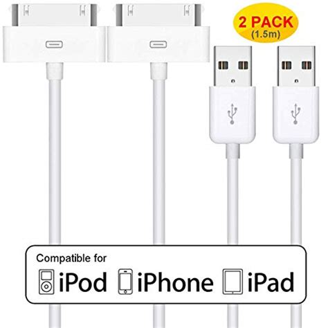 It's helpful to understand there are two main components to an apple charger—the power adapter (what you plug into the you can check this by using a different power adapter to charge your iphone. iPhone 4 4s Charger Cable iPad Charger, 2Pack 5 Feet ...