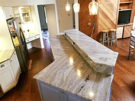 Half price countertops is a direct importer of granite and quartz and because we have our own fabrication shop you can save up to 50%. Amazing custom-made Kitchen & Island Countertop using astonishing River Blue Dolomite - which is ...