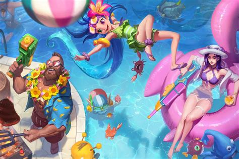 The cookie settings on this website are set to allow cookies to give you the best browsing experience possible. 2018 Pool Party skins: Gangplank, Caitlyn and Zoe make a ...