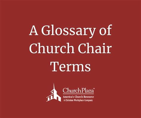 Church chair buyer from chicago describes her experience with a disreputable church chair company in georgia. A Glossary of Church Chair Terms | ChurchPlaza Blog