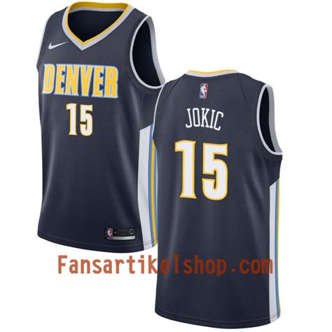 Nikola jokic propelled the denver nuggets to third overall in the western conference, and is currently competing in the. NBA Denver Nuggets Trikot Nikola Jokic 15 Nike 2017-18 ...