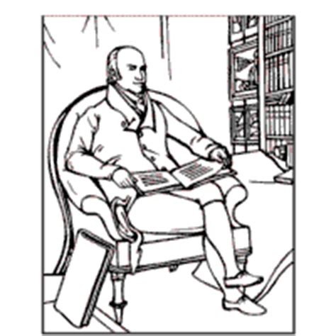 John quincy adams coloring page: Presidents » Coloring Pages » Surfnetkids