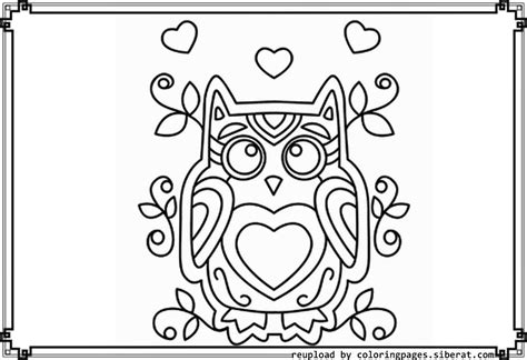 A cute owl that will be loved by kids of younger age. Cute Owl Coloring Pages To Print - Coloring Home