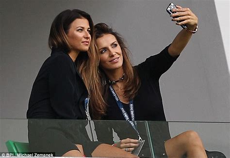 Xherdan shaqiri is knowledgeable footballer. WAGS make a strong showing at the Switzerland-Poland match ...