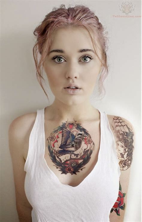 Jan 19, 2020 · a butterfly is drawn down the middle of the chest, butterflies can symbolize a lot of things including beauty. 30+ Most Beautiful Chest Tattoo Design Ideas For Women