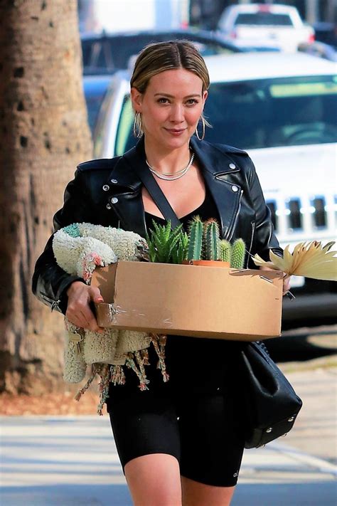 Maybe you would like to learn more about one of these? Hilary Duff in Leggings - Shops For Flowers and Succulents ...