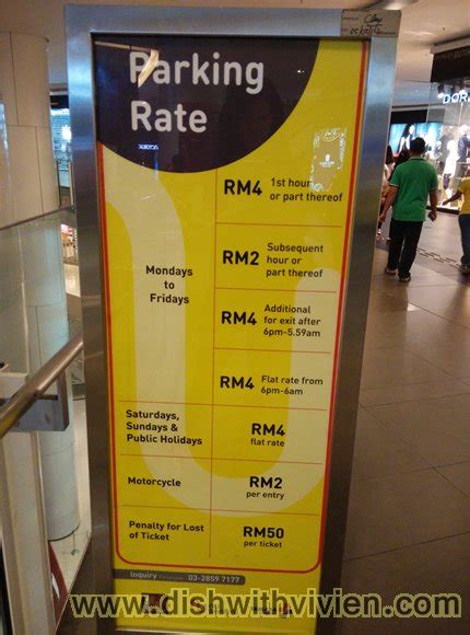 Receptionist rated ok, warm enough. zita. Parking Rate in Kuala Lumpur: Nu Sentral Car Parking Fee Rate