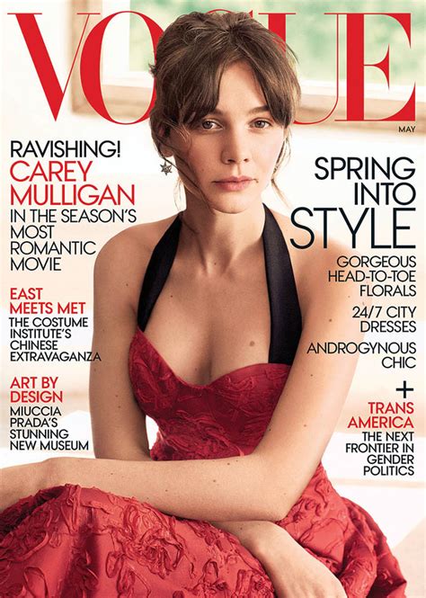 The official account of carey mulligan. Carey Mulligan covers VOGUE May 2015|Lainey Gossip ...