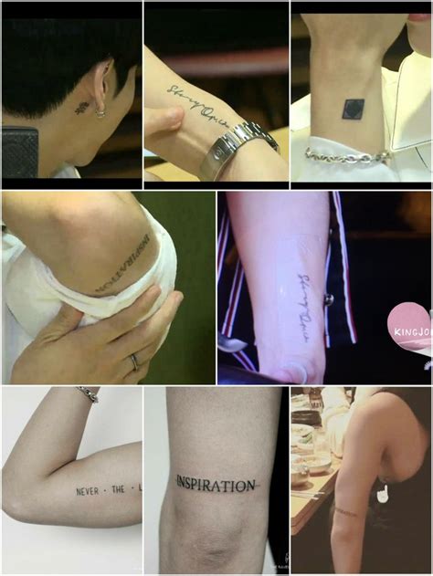 Fans were always curious about taemin's waist tattoo. SHINee Jonghyun Tattoo | Татуировки, Тату, Милые тату