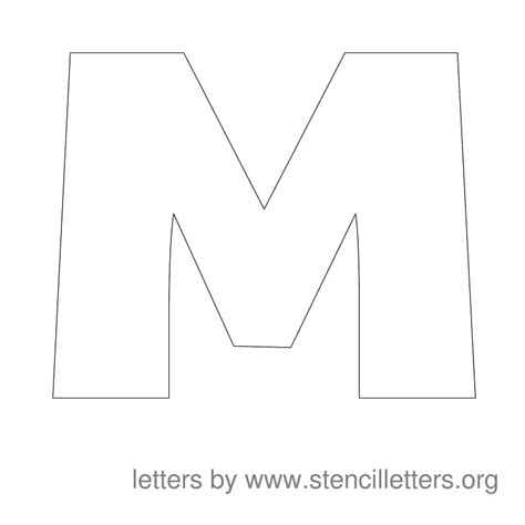 Free printable stencil patterns free stencils printable. Alphabet Templates Large | vincegray2014 in 2021 | Letter ...