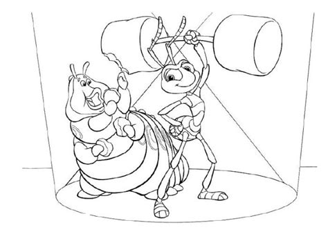 Kids can become so relaxed while they are coloring, some children tend to do their coloring at the very end of the day so they can fall asleep almost flik of a bugs life backpacker coloring page. Bugs Life Flik And Caterpillar Coloring Pages - A Bugs ...