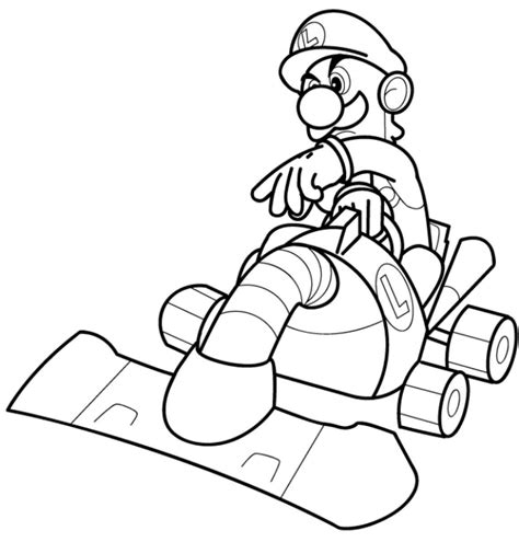 Super mario and luigi coloring page. Free Printable Luigi Coloring Pages For Kids