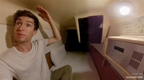 Tbh not that fun to use. First time in a Tokyo Capsule Hotel - YouTube