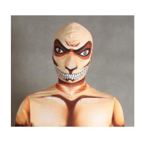 Eren finally blocks the open gate with the boulder, and rico fires a yellow flare to signal that the operation is a success. Attack on Titan Colossal Titan Eren Cosplay Zentai/ Buy ...