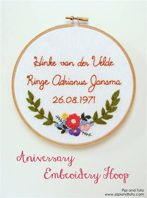 And it is a testament to the love, strength, and unity of the relationship. Anniversary Date Custom Embroidery. Wedding Date ...